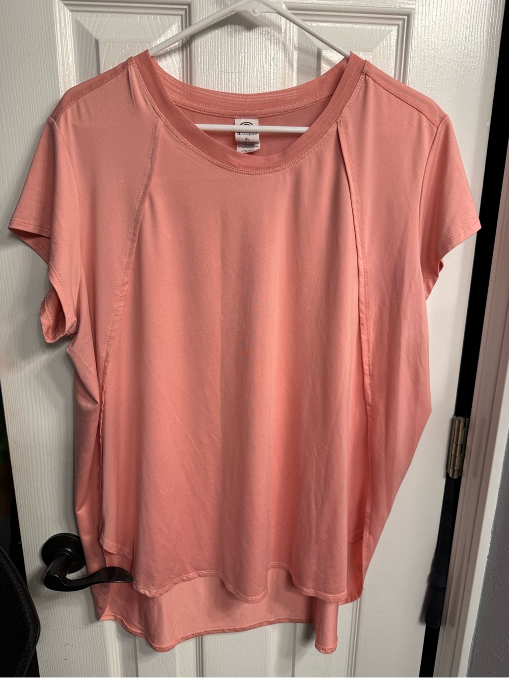 Champion Coral Pink Short-Sleeve Athletic Tee